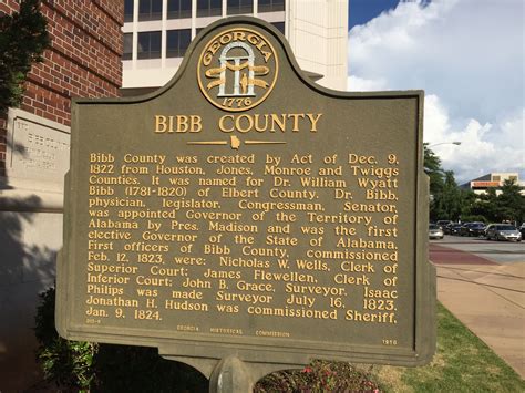 Bibb County Historic Sign. Macon, Georgia. Paul Chandler July 2016 ...