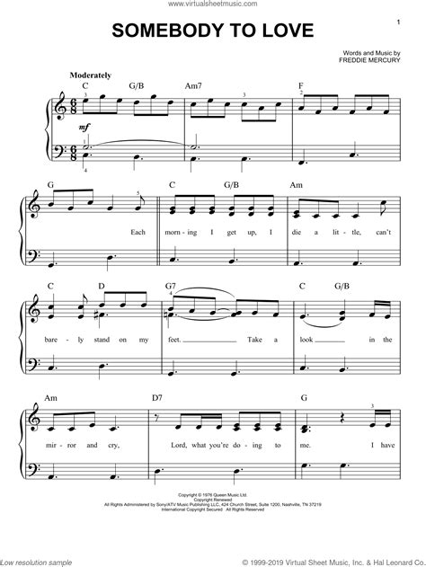 Piano Sheet Music For Beginners
