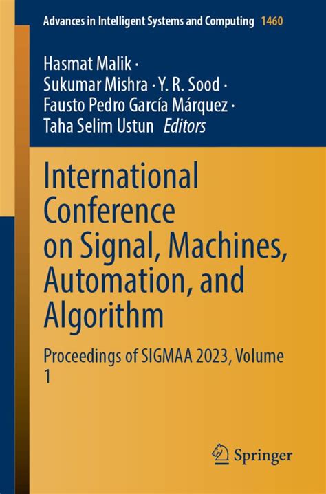 Buy International Conference on Signal, Machines, Automation and ...