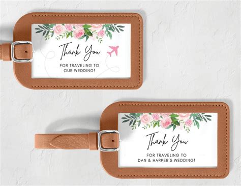 Free printable luggage tags wedding, Download Free printable luggage ...