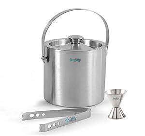Buy finality Stainless Steel Double Walled Insulated Ice Bucket with ...