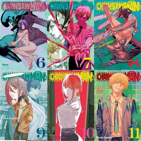 Chainsaw Man Vol. 6-11 Collection 6 Book Bundle Set: Tatsuki Fujimoto ...