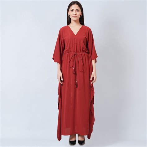 Russet Lurex Full Length Kaftan – First Resort by Ramola Bachchan