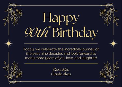 Happy 90th Birthday Blessings