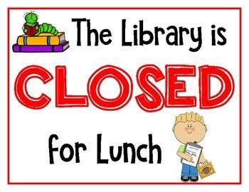 Library Closed Sign 的图像结果