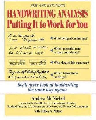 Handwriting Analysis - Putting it to Work for You NEW EXP 2nd Edition ...