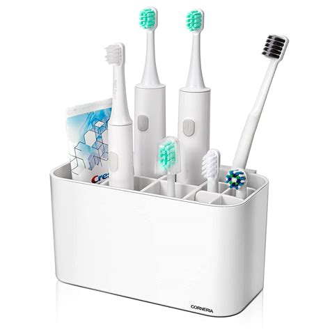 BEZOX Toothbrush Holder and Toothpaste Holder, Drainage Toothbrushes ...