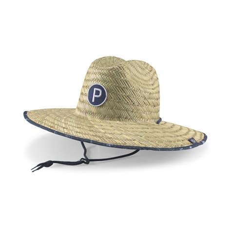 PUMA Straw Sunbucket P Hat | PGA TOUR Superstore
