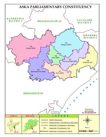Map of District | Ganjam