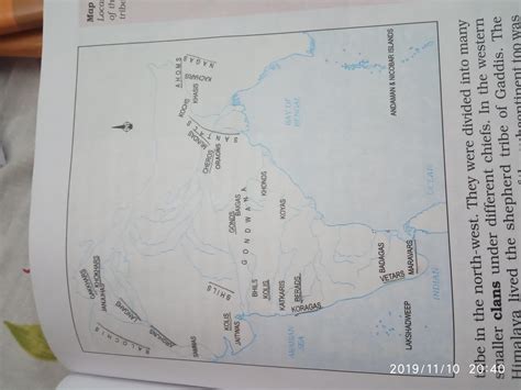 Please could someone mark the underlined tribes on the present ...