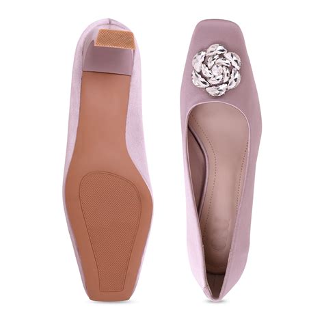 Floral Embellished Rose Pink Ballet – The CAI Store