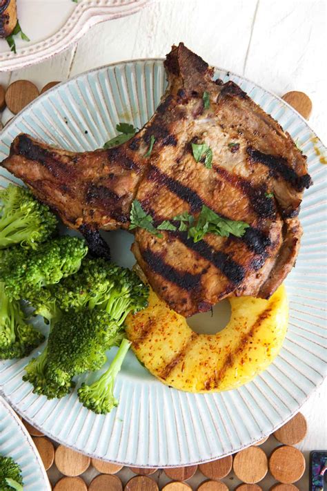 Quick and Juicy Grilled Pork Chops - The Suburban Soapbox