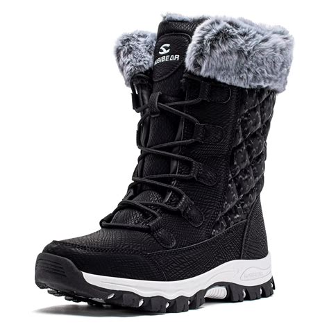 Free Shipping! HOBIBEAR Women's Snow Boots Waterproof Slip Resistant ...