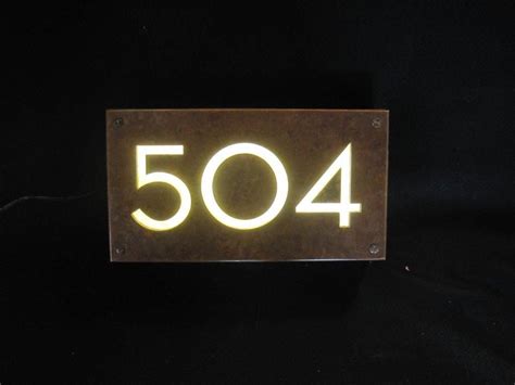Solar Led House Numbers