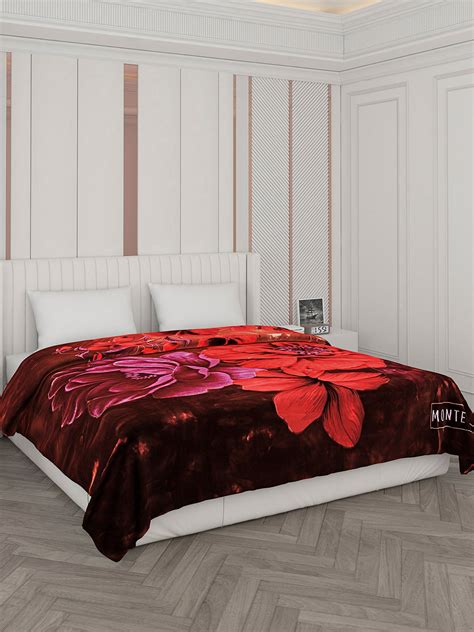 Buy Printed Double Bed Blanket for Heavy Winter -2 Ply Online in India ...