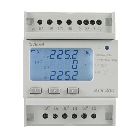 45~65HZ 3 Phase Multifunction Meter / Acrel Din Rail Mounted Energy ...