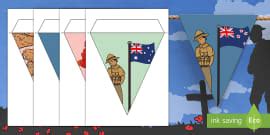 Anzac Day Display Border (teacher made) - Twinkl