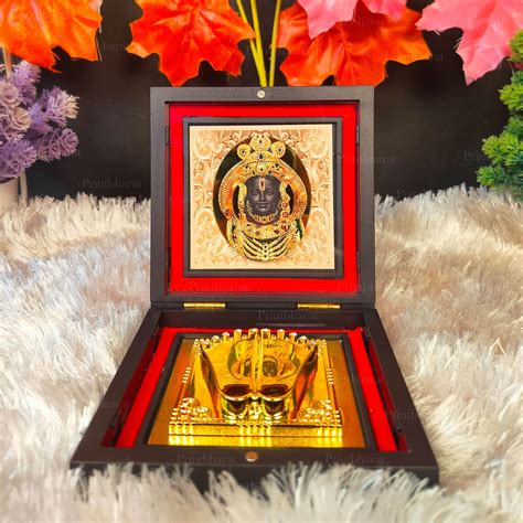 Shree Ram Lala Pocket Temple (24 Karat Gold Coated) – Print Bharat