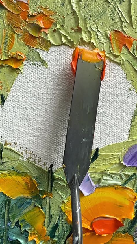 Abstract Tutorials Using a Pallet Knife 的图像结果