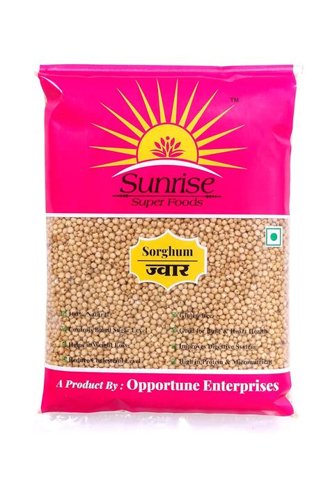 Sunrise Super Foods Jowar Sabut Sorghum Whole Grain For Weight Loss ...