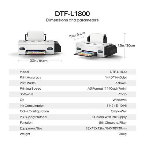 Procolored 13-inch DTF Printer Transfer Printing Machine with India | Ubuy