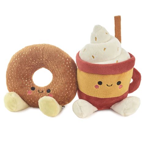 Better Together Doughnut and Latte Magnetic Plush, 7" - Classic Stuffed ...