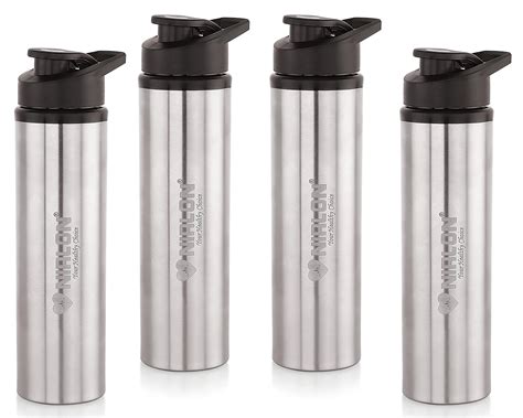 NIRLON Eco Sipper Stainless Steel Single Wall Water Bottle with Flip ...