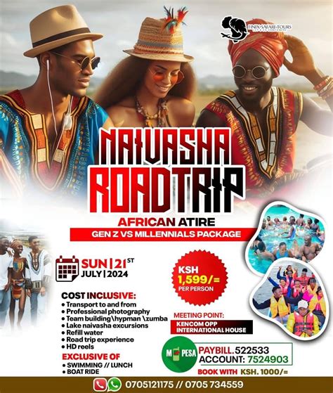 Naivasha road trip.. Gen -z and mellennials , Nairobi, 21 July 2024 ...