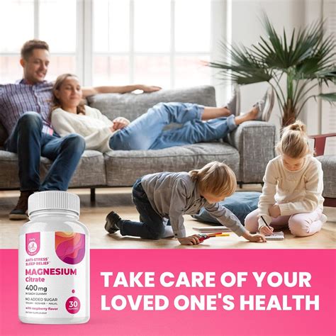 Buy Magnesium Gummies Sugar-Free - Calm Magnesium Gummies Supplement ...