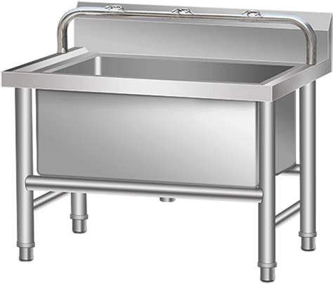 Amazon.com: Freestanding Floor Mop Sink, Stainless Steel Heavy Duty ...
