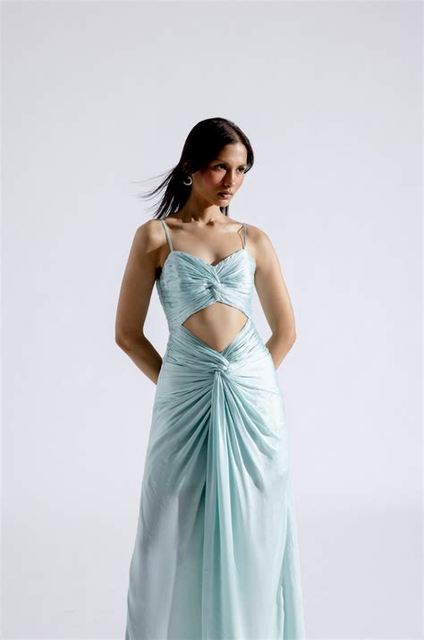 Elsa Draped Cutout Dress – Chapter One