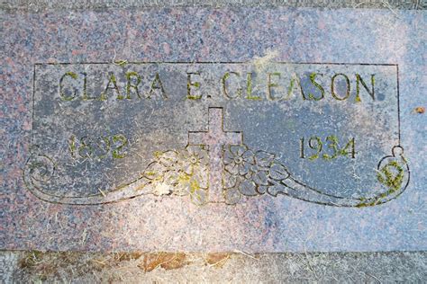 Clara Estella Whitlock Gleason (1892-1934): homenaje de Find a Grave