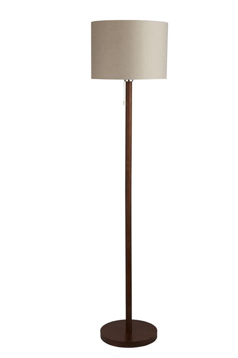 Buy Searchlight Brown Pia Dark Wood Floor Lamp from the Next UK online shop