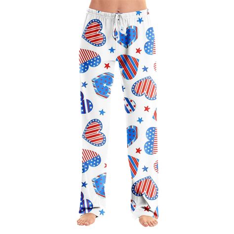 Rlmidhb Independence Day 4th of July Pajama Pants for Women American ...