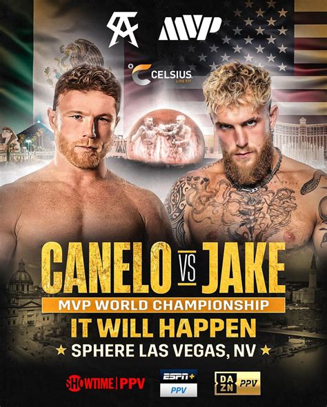 Jake Paul publica el póster de su posible pelea contra el Canelo ...