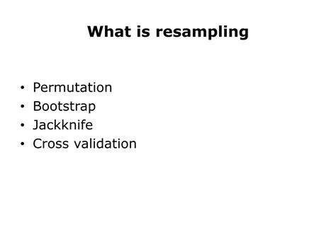 Image result for Resampling Methods