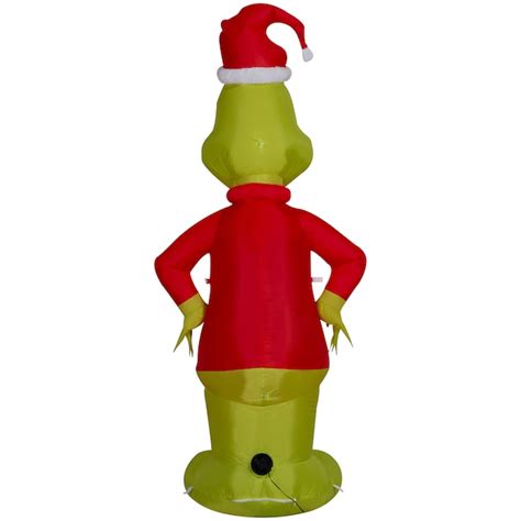 Grinch 6-5-ft LED Grinch Christmas Inflatable 883686 at Lowes.com