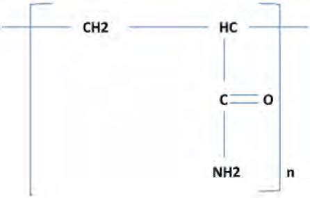 Image result for Polyacrylamide Chemical Structure