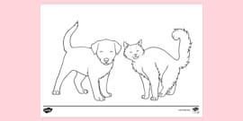 Dog Colouring Page for Children | Colouring Sheets - Twinkl