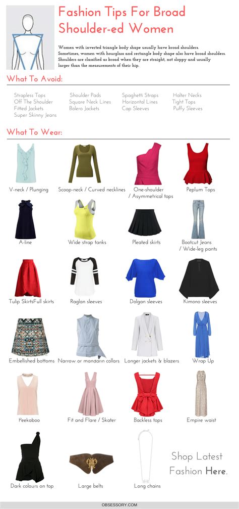 Broad Shoulders? You Need This Fashion Guide Now (Infographic ...