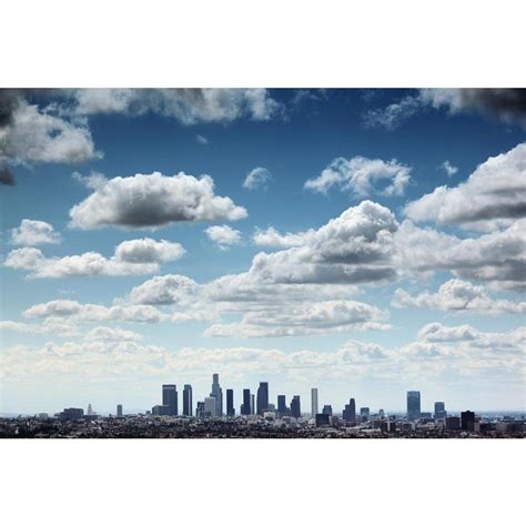Pitaara Box Downtown Los Angeles Skyline, USA | Peel & Stick Vinyl Wall ...