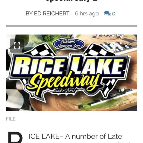 Rice Lake Speedway Stock Car Show, 2900 S Main St, Rice Lake, WI ...