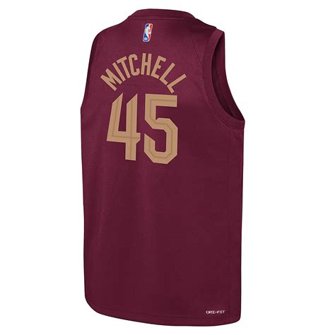 Youth Nike Donovan Mitchell Cleveland Cavaliers Swingman Jersey - Icon ...