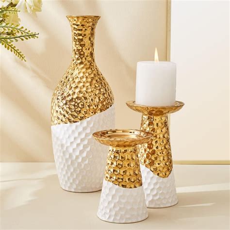 Buy Stellar Fantasy Polyresin Vase with 2 T-Light Holders from Home ...