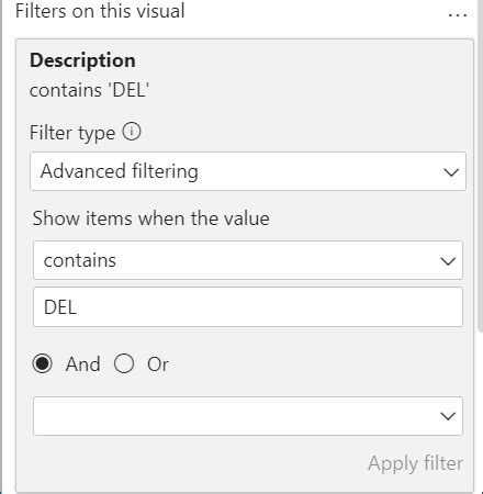 Image result for Visual Level Filter Power BI