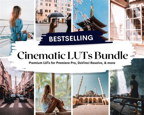 50 Cinematic Luts Pack for Video and Color Grading | Video Luts for ...