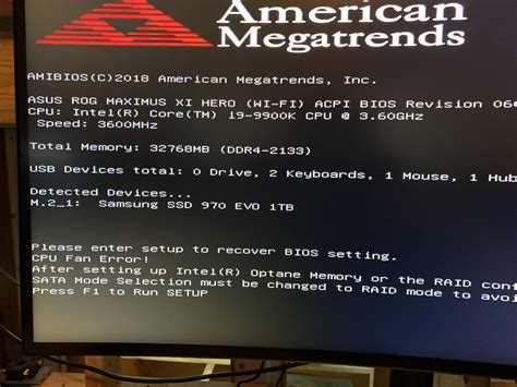 Restart went wrong: CPU fan error 0135 AND 0xc0000001 - cannot start ...