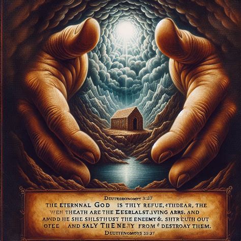 What does Deuteronomy 33:27 mean? | Bible Art