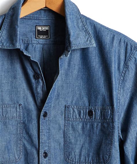 Chambray Work Shirt at Yvonne Hosford blog
