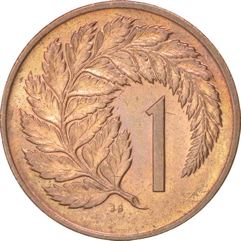 One Cent 1971, Coin from New Zealand - Online Coin Club